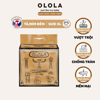 Tã/Bỉm Đêm OLOLA Size XL Cho Bé Ngủ Ngon Giấc Suốt Đêm Chống Thấm Ngược, Thấm Hút Nhanh