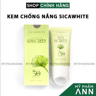 Kem chống nắng rau má sica white chính hãng 50ml