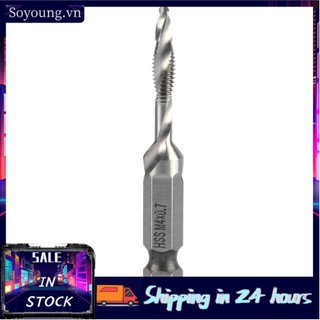 Soyoung m4 hss 1/4 hex shank drill & tap taper bits bộ phận dụng cụ điện