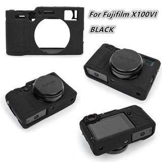  Vỏ cho Fujifilm X100VI Vỏ bọc da bằng silicon Vỏ bảo vệ thân xe Bảo vệ Túi máy ảnh Thiết kế kết cấu chống trượt Phụ kiện máy ảnh 