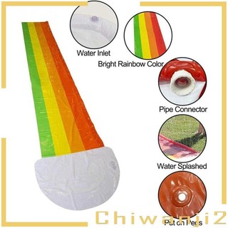 Trượt Nước Bơm Hơi Cầu Vồng Cực Dài Tưới Đồ Chơi Mùa Hè Trò Chơi Trượt Đua Đường Cho Bãi Cỏ Sân Vườn Thể Thao Bên Ngoài Bé Gái