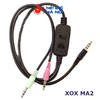Dây livestream 3 màu XOX Ma1/mA2 kết nối livestream bigo facebook