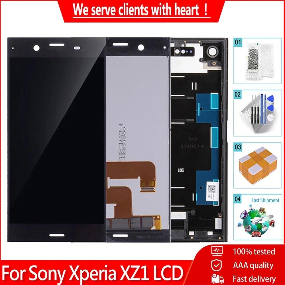 5.2 "Dành Cho Sony Xperia XZ1 LCD Cảm Ứng Lắp Ráp Thay Thế Cho Sony XZ1 G8341 G8342 Màn Hình Có Khun