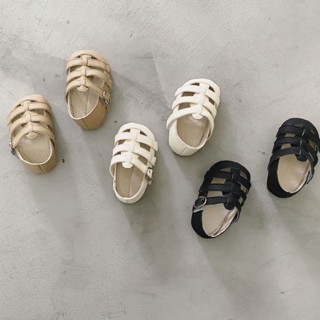Mùa Xuân Mùa Hè Nam Nữ Bé Rỗng Đế Mềm Thoáng Khí Unisex Phong Cách Dép Sơ Sinh Tập Đi Giày