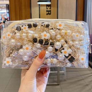 Set 12 ghim cài quần áo gim cài áo nữ ghim ngọc trai Ghim Cài Áo Đính Ngọc Trai Nhân Tạo Thiết Kế Mới Thời Trang Theo Phong Cách Hàn Quốc Cho Nữ trang sức ghim cài quần gim cài quần kẹp quần cài quần bị rộng