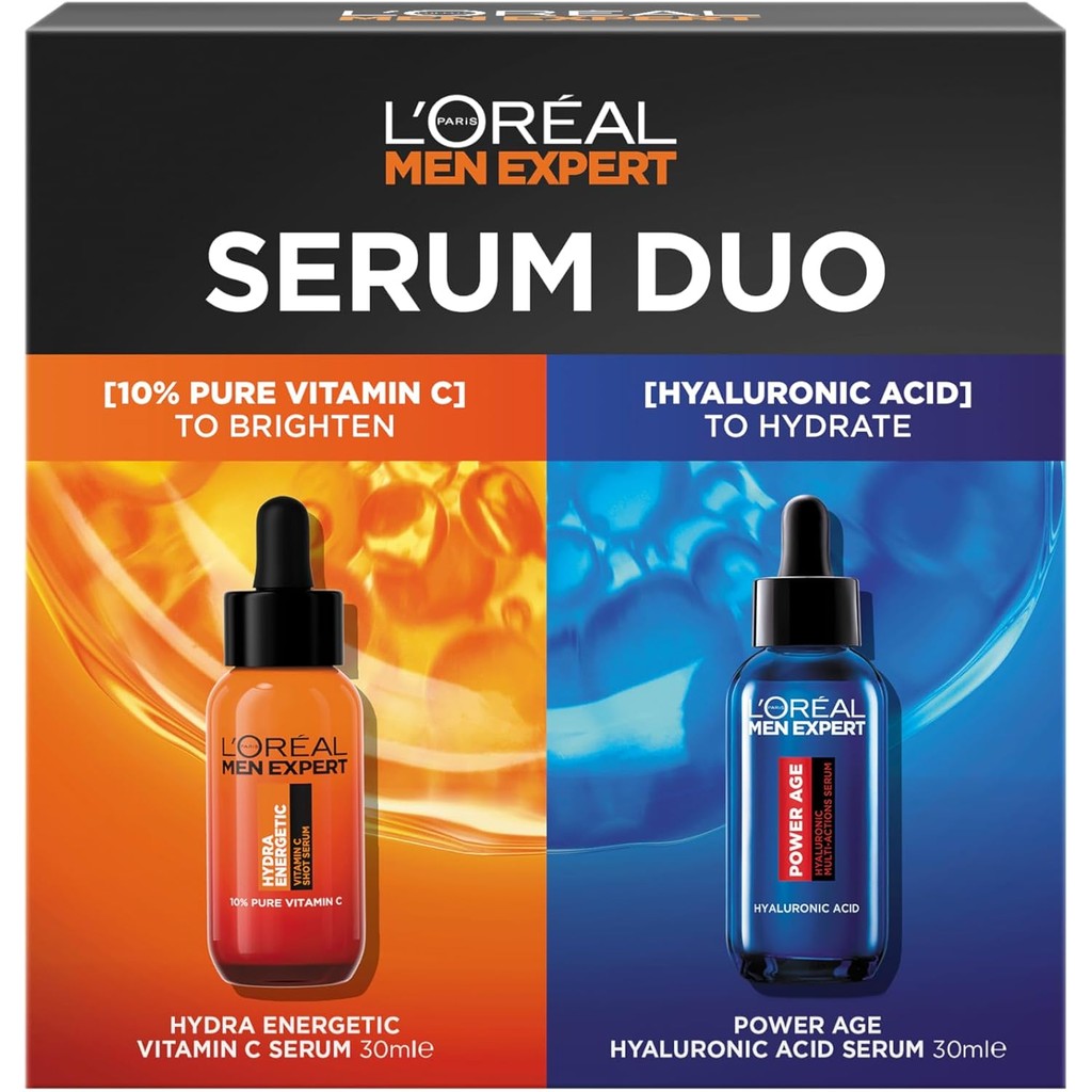 Combo 2 lọ Serum dưỡng da cho nam Loreal Men Expert Serum Duo