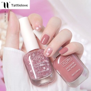  Sơn móng tay JULYSTAR gốc nước không nung lâu khô nhanh không cần đèn màu nude long lanh chống nước với 40 màu 