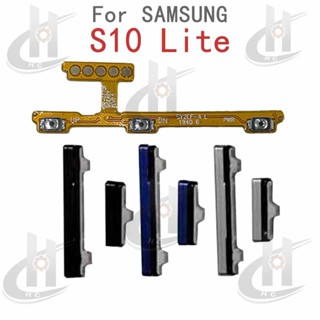 Dành Cho Samsung S10 Lite Power Âm Lượng Bên Nút Cáp Mềm Nút Tắt Âm Lượng Lên Xuống Nút Bên Thay Thế Một Phần
