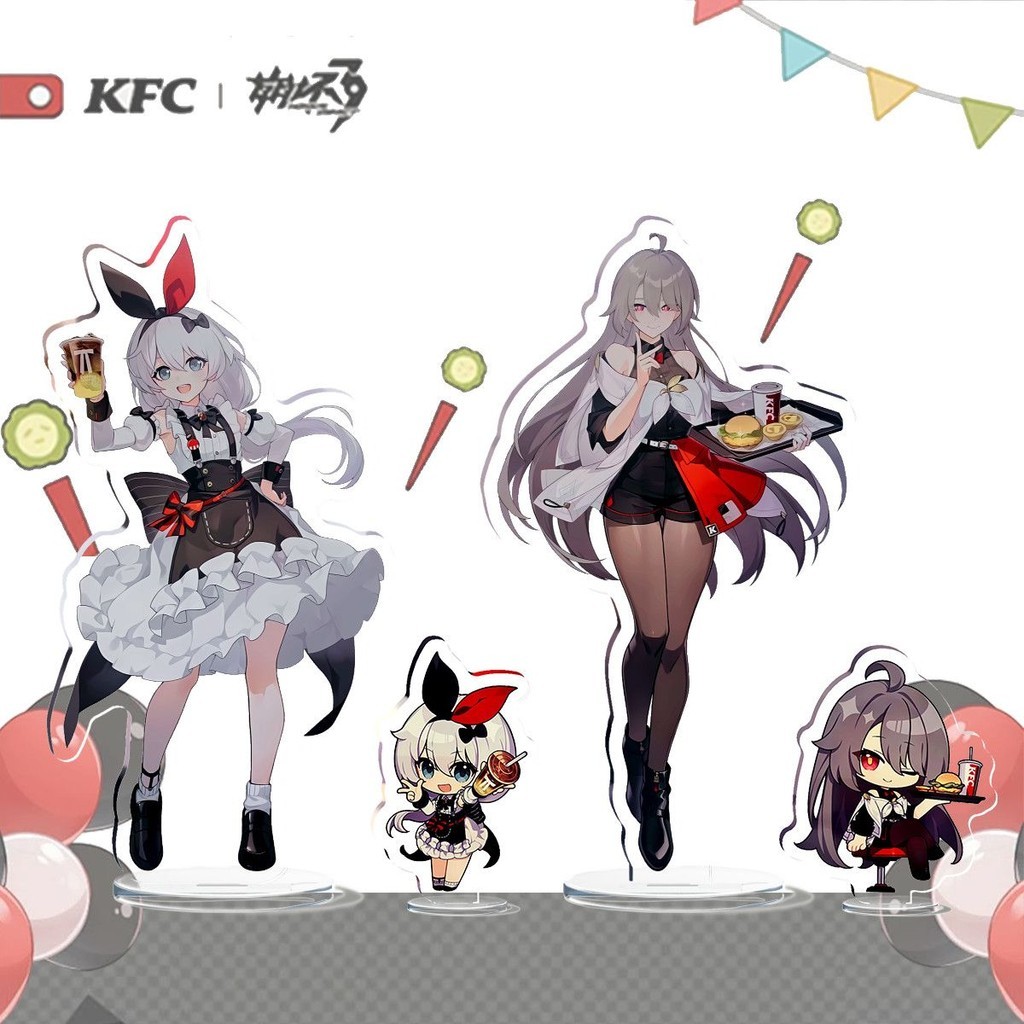 Honkai Impact 3rd tự thương hiệu KFC đồng thương hiệu mới Theresa Vita acrylic trang trí standee