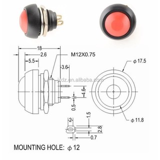 Nút nhấn nhả chống nước PBS-33B