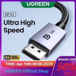 Ugreen Cáp Chia Cổng 2.1 16K @ 30Hz 10K @ 60Hz Tốc Độ Cao 80Gbps Hỗ Trợ TV / PC / Laptop