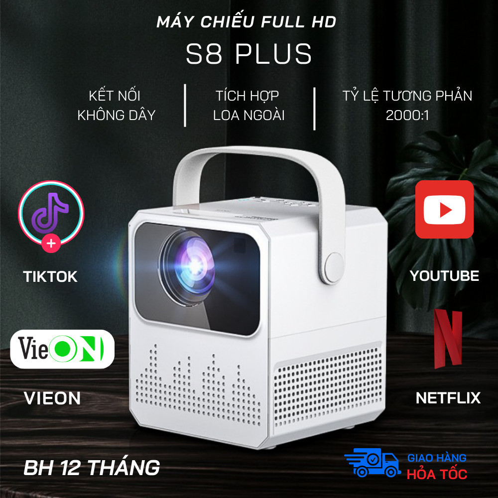 Máy Chiếu Mini Độ Nét Cực Cao 4K Máy Chiếu Thông Minh/1080P/projector