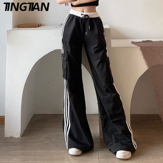 TINGTIAN quần ống rộng Quần Túi Hộp New Style Phong cách High-quality Korean WFK2440XN0 17Z240423