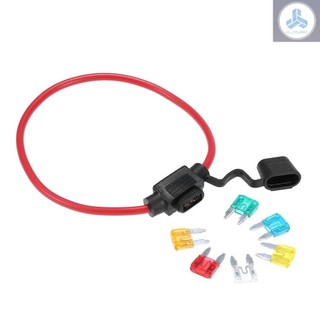 Giá đỡ cầu chì mini trong dòng ô tô 12v 30a với 6 cầu chì moto-4.22