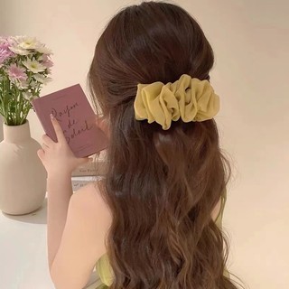 Lớn Mùa Xuân Hàn Quốc Tóc Kẹp Tóc Voan Xếp Ly Vịt Kẹp Phụ Kiện Tóc Cho Nữ