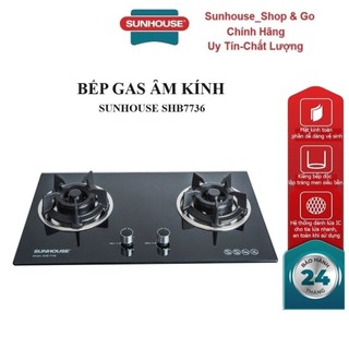 Bếp gas âm kính cao cấp sunhouse shb7736