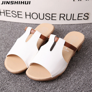 JINSHIHUI dép cross dép kiểu nữ đi chơi Chất lượng cao Thoải mái Chống bám bụi Trẻ trung B90H0QE 17Z240426