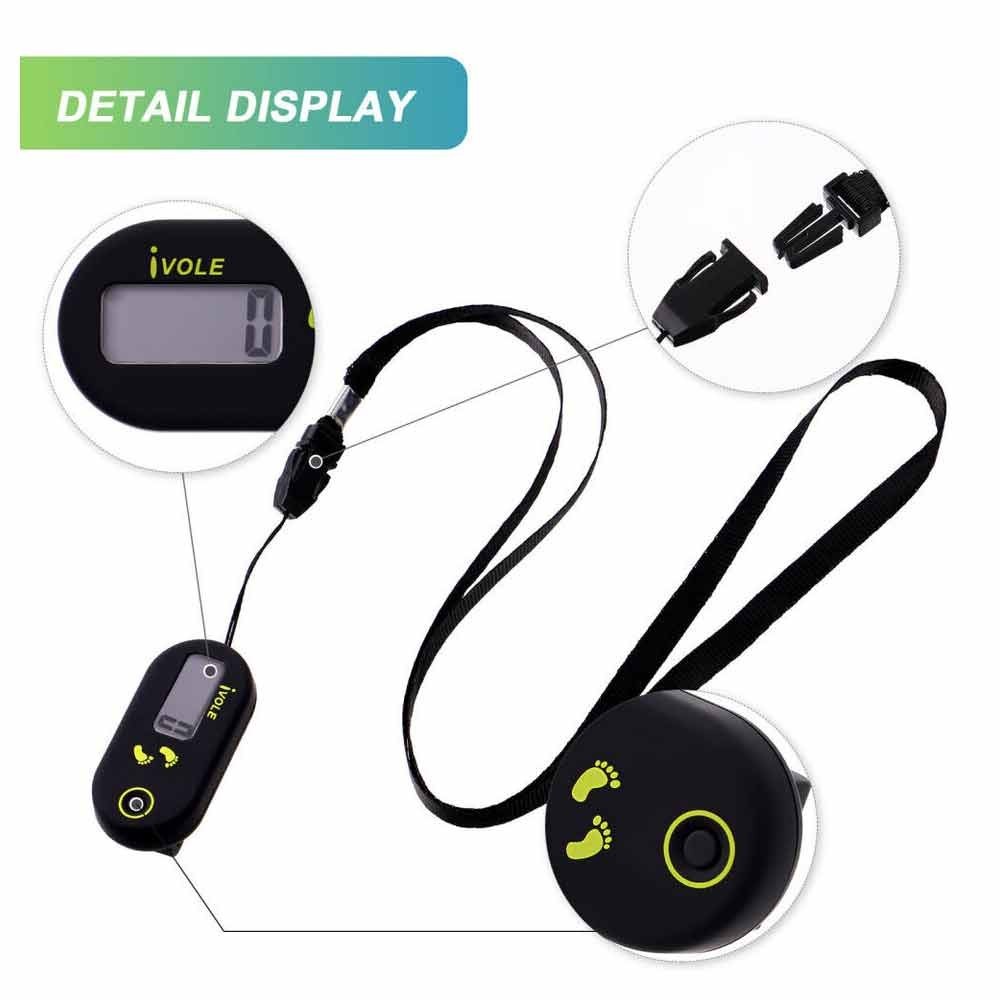 3d Pedometer Step Counter for Walking Accurate Mini Digital
