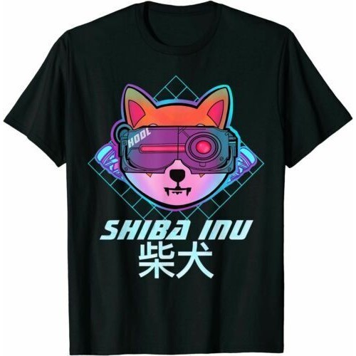 Áo thun Cyberpunk Shib Army Crypto Shiba Inu Coin,