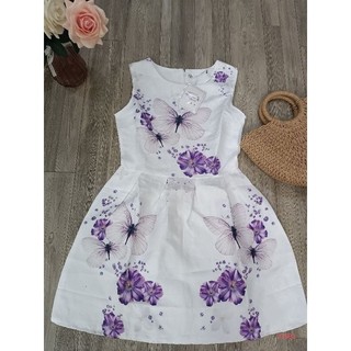 Đầm xoè gấm hoạ tiết cực xinh