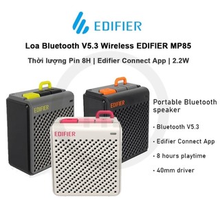 Loa bluetooth v5.3 wireless edifier mp85 | thời lượng pin 8h | edifier connect app - hàng chính hãng