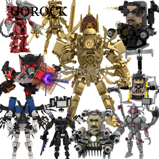  Gorock Skibidi Vệ Sinh Titan TV Người Nâng Cấp Titan Máy Ảnh Người Titan Khoan Người Xây Dựng Khối Trẻ Em Đồ Chơi Giáo Dục 