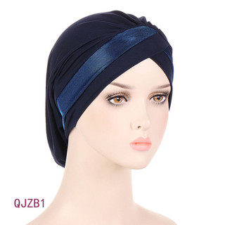 Qingjias Forehead Cross Hồi giáo khăn xếp cho nữ Hồi giáo bên trong mũ trùm đầu Hồi giáo dưới khăn quàng cổ Ả Rập quấn đầu Khăn Hijab turbante mujer