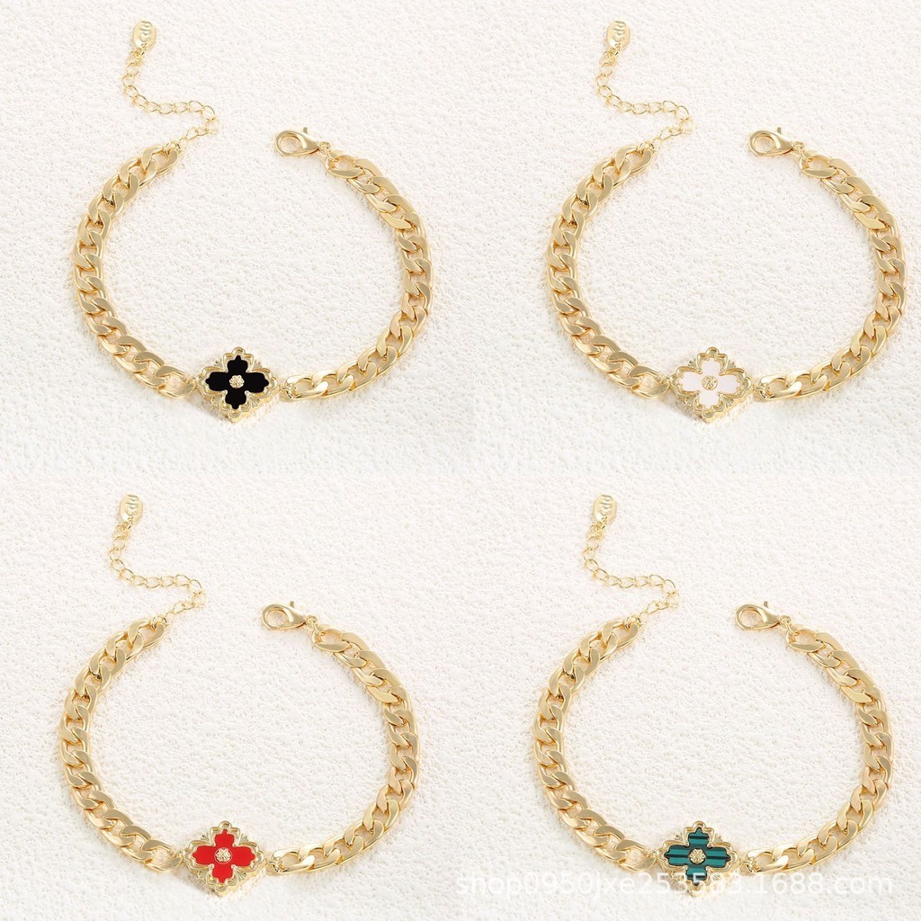 Vòng tay hoa may mắn Cuba Vòng tay Fritillary hai mặt