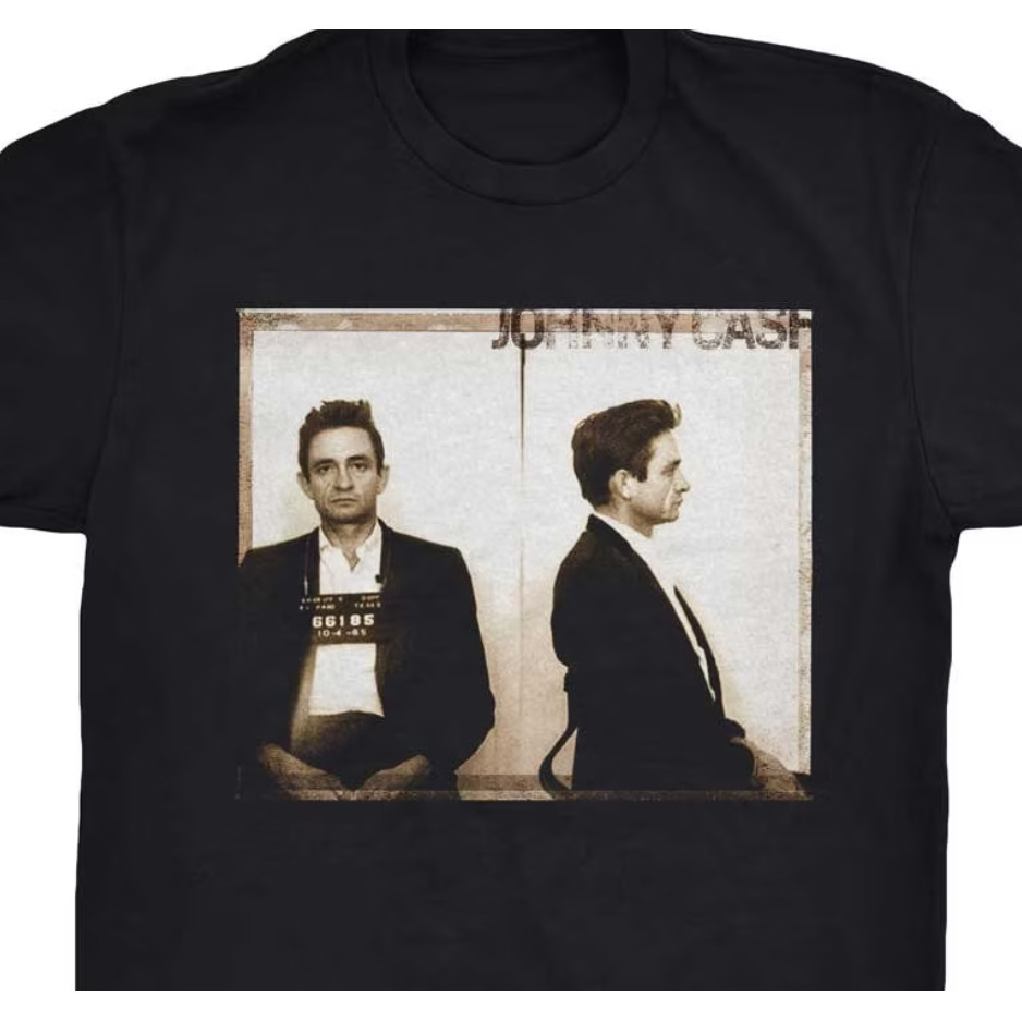 2024 bánh quế cho bạn bè John Wayne The Big Duke Black Áo thun dành cho người lớn xs-3xl