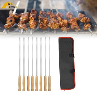8x xiên bbq kabob xiên để nướng bbq thịt nướng que kebab xiên cho thịt