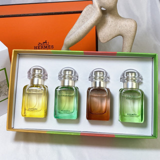 Nước hoa Hermes Set Luohe Roof Garden Mr Bộ bốn món hương thơm Unisex Li 's Garden 30ml * 4 dành cho bạn gái