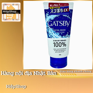Sữa rửa mặt nam gatsby facial wash perfect scrub nhật bản 130g