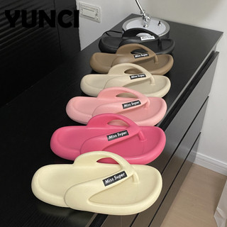 YUNCI  dép cross sục nữ 2024 HOTSALE Giày slip-on Phong cách thể thao Đa màu sắc Thiết kế độc đáo Phối màu tinh tế Tiện dụng FYT2450O1Z 20Z240515
