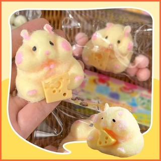 Hamster Bóp Đồ Chơi Fidget Bóp Đồ Chơi Phô Mai Squishy Bóp Đồ Chơi Cảm Giác Dễ Thương Đồ Chơi Hamster Mềm Đồ Chơi Fidget chunvn