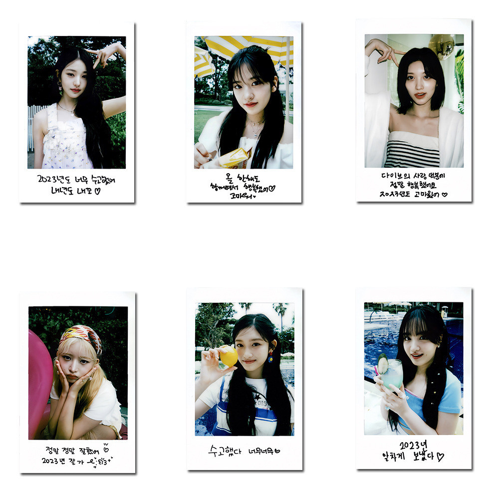 3-8 Cái / bộ IVE ELEVEN TÔI CÓ Asia Tour FANMEETING MAGAZINE Photocards HAPA KRISTIN AMUSE DIVE INTO