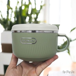 Ca nấu mì inox 5888. Ca nấu mì nhỏ gọn kèm muỗng. Tay cầm chắc chắn, nắp đậy kín, chịu nhiệt tốt.