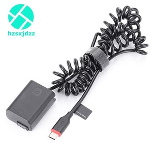 Np-fw50 pin giả dc nguồn ac adapter ac ac-pw20 cho alpha a6400 ilce-6400 6500 6300 5000 3000 camera