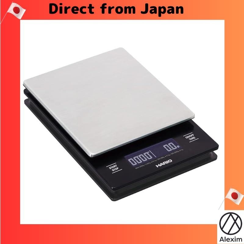 [Direct from Japan]HARIO V60 Metal Drip Scale Hairline Silver Coffee Scale Weighing Gift VSTMN-2000H