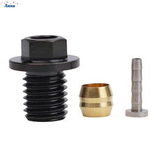 【Anna】Efficient Brake Performance Connecting Nut and Olive Insert Set for Shimano BH90