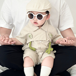 Bộ đồ trẻ em Mùa hè Quần áo trẻ em Quần áo mùa hè Jumpsuit Lớp A Quần áo đi chơi mùa hè Bộ đồ trẻ em
