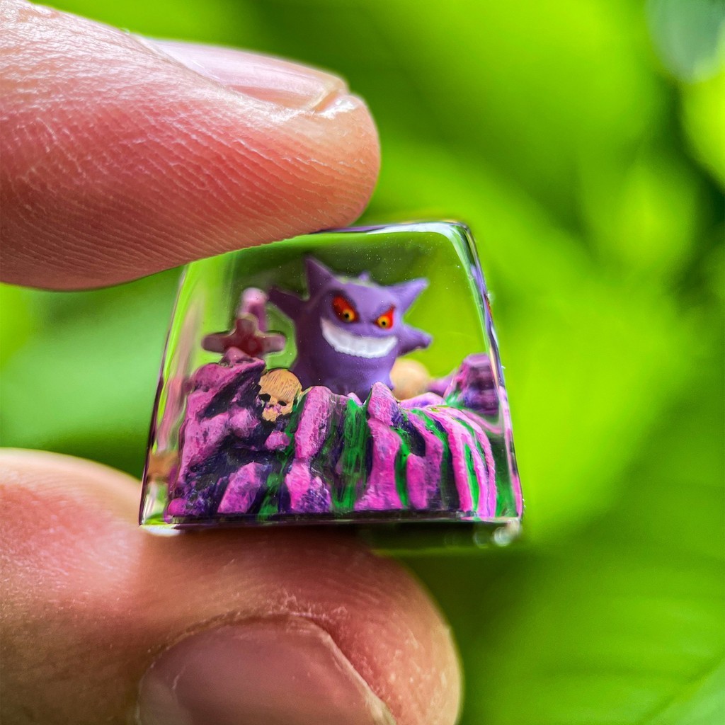 Keycap Pokemon Gengar Artisan Resin nắp cho bàn phím cơ - KICAP