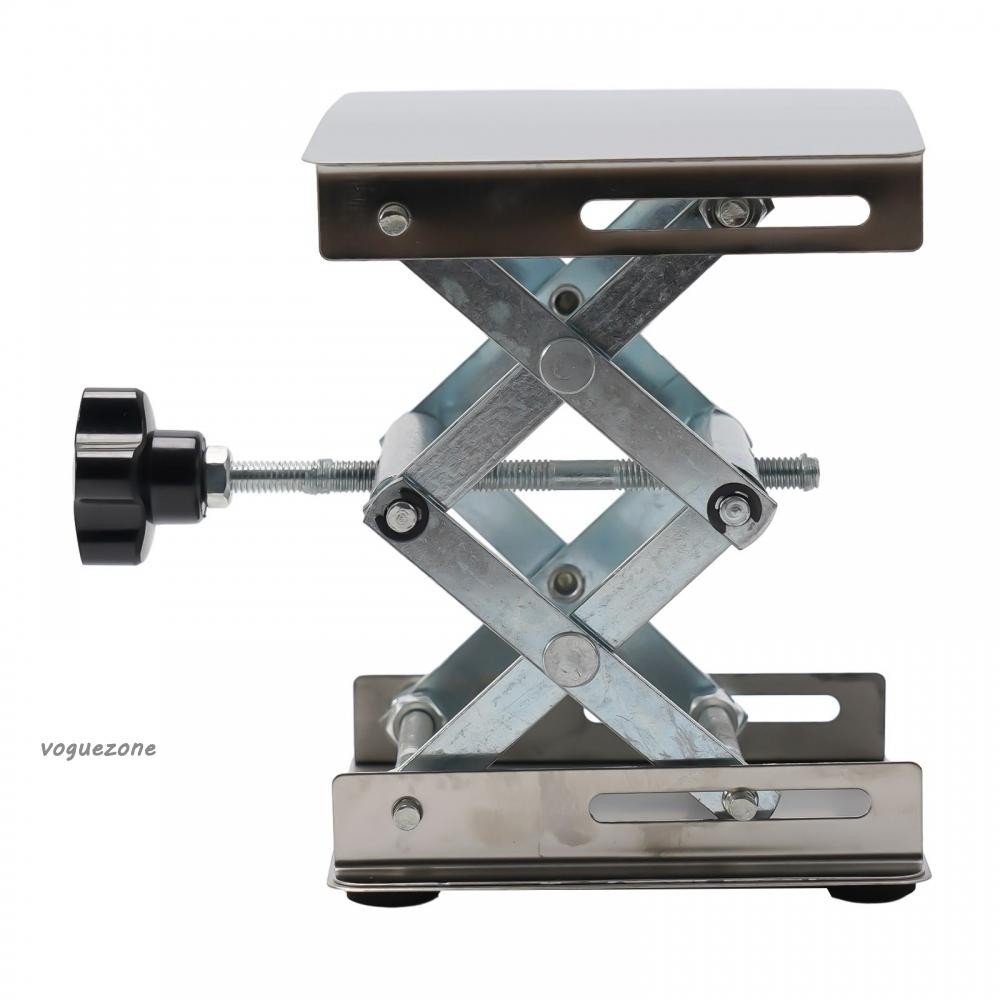 #VOGUEZ#Adjustable Stainless Steel Lift Table Compact Manual Stand for Construction Work