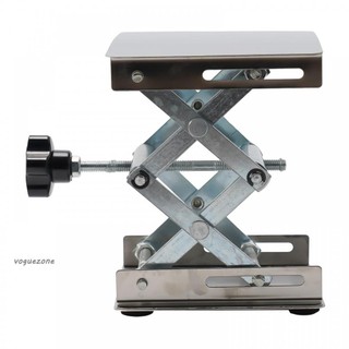 #VOGUEZ#Adjustable Stainless Steel Lift Table Compact Manual Stand for Construction Work