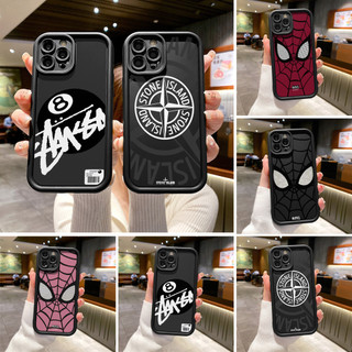 Ốp Lưng Bi-a Đen Tám Tương Thích Cho Iphone 11 12 13 14 15 PRO MAX 6 7 6S 8 14 15 Plus XR XS MAX 6SPlus 7Plus 6Plus 8Plus Kính Nhện Mát Mắt Thiên Thần Vỏ Điện Thoại Silicon