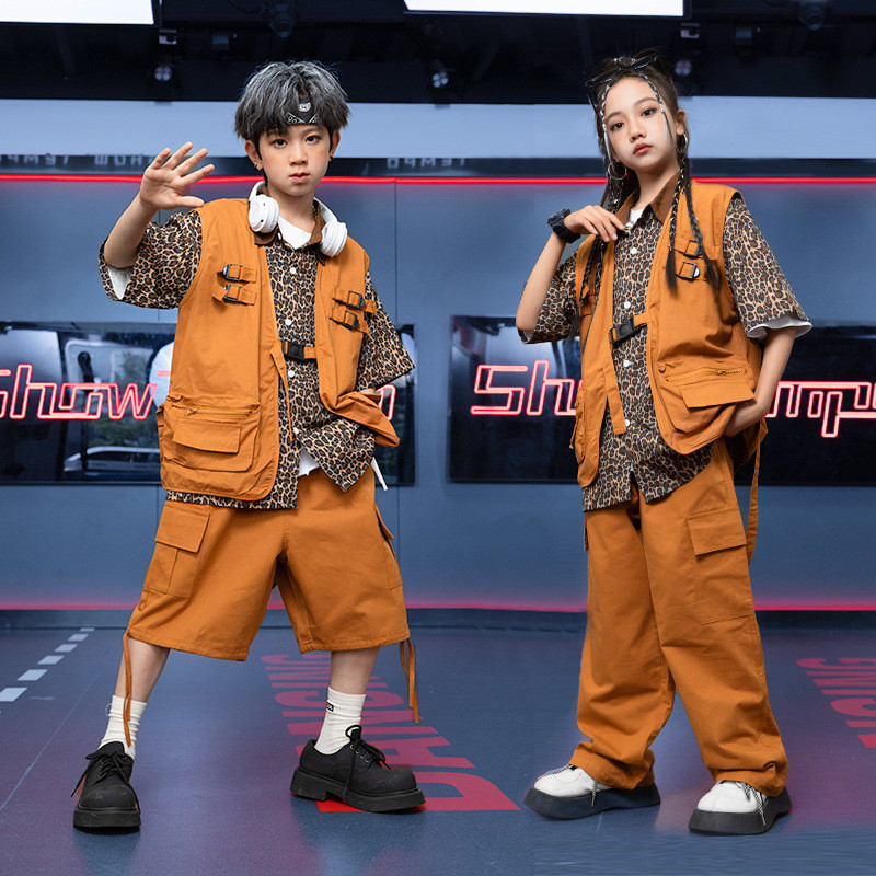 3-14 Tuổi Áo Hiphop Bé Gái Đồ Nhảy Cho Bé Gái Quần Hiphop Bé Gái Đồ Nhảy Hiphop Cho Bé Gái Đồ Hip Ho