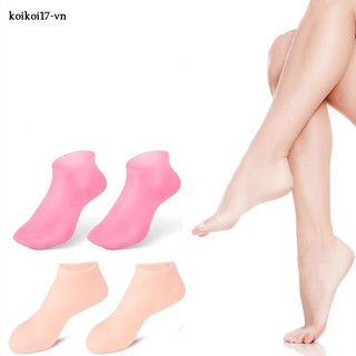 Leosoxs Silicones Tất silicone Độ ẩm silicone - bấc, môi - tẩy tế bào chết bấc và giảm đau bàn chân