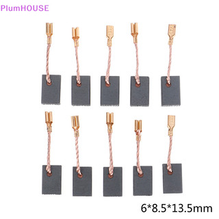 PlumHOUSE 10 Cái Bộ Bàn Chải Carbon Động Cơ Đồng Cho Máy Xay Góc 6 * 8.5 * 13.5mm VN