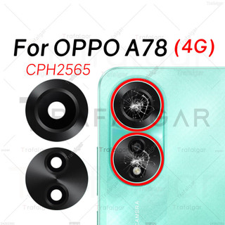 Mặt sau ống kính camera cho oppo a78 4g cph2565 phía sau camera kính thay thế bằng keo dán
