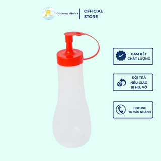 Bình tương hình bầu, bình đựng sốt, chai đựng tương ớt tiện lợi, vệ sinh mta-mart2