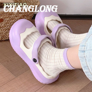 CHANGLONG  dép cross đế cao dép nữ dép đi biển Chống Trượt Năng động Đa dụng Đa dạng Linh hoạt FBT2460HVN 26Z240626